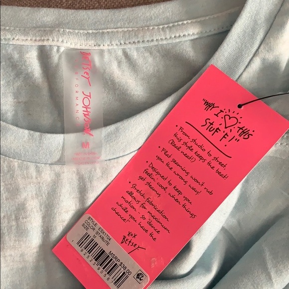 Betsey Johnson Performance flutter sleeve tee - Picture 6 of 7